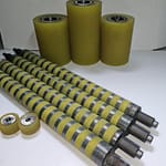 гуммирование валов фальцовки