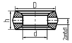 Уплотнение дискового затвора тип В
