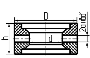 Уплотнение дискового затвора тип Б