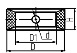 Уплотнение дискового затвора тип А